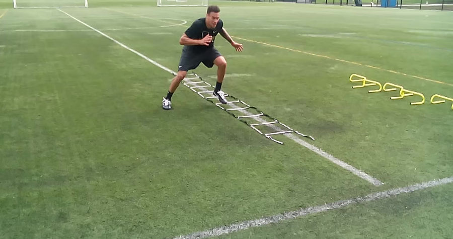 Rashaun Simonise Pro Football Training 040